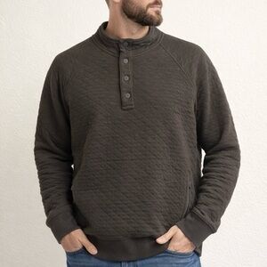 Men's Eddie Bauer Quilted Sweater - Size XL - Excellent Condition